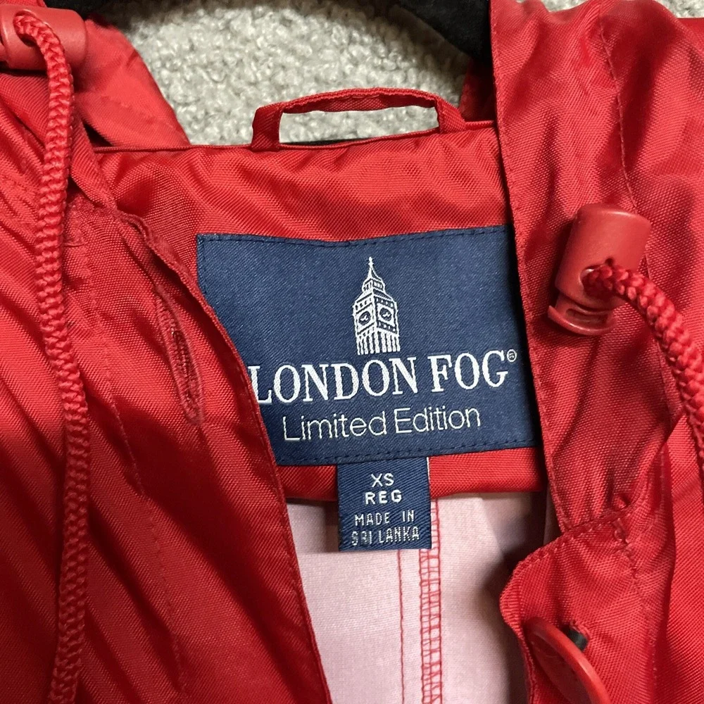 London Fog Jacket Women's XS Red ‎ Outdoor Casual Comfy